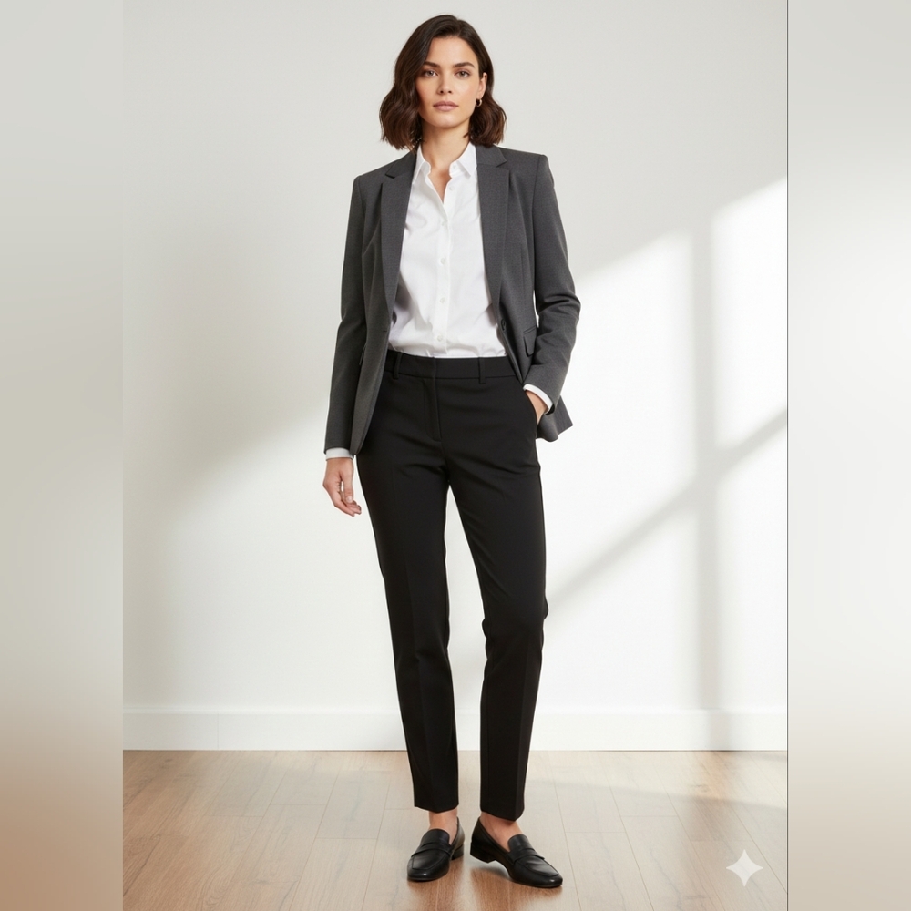 NEW with Tags - Harve Benard Women's Black Tailored Trousers SIZE 8.